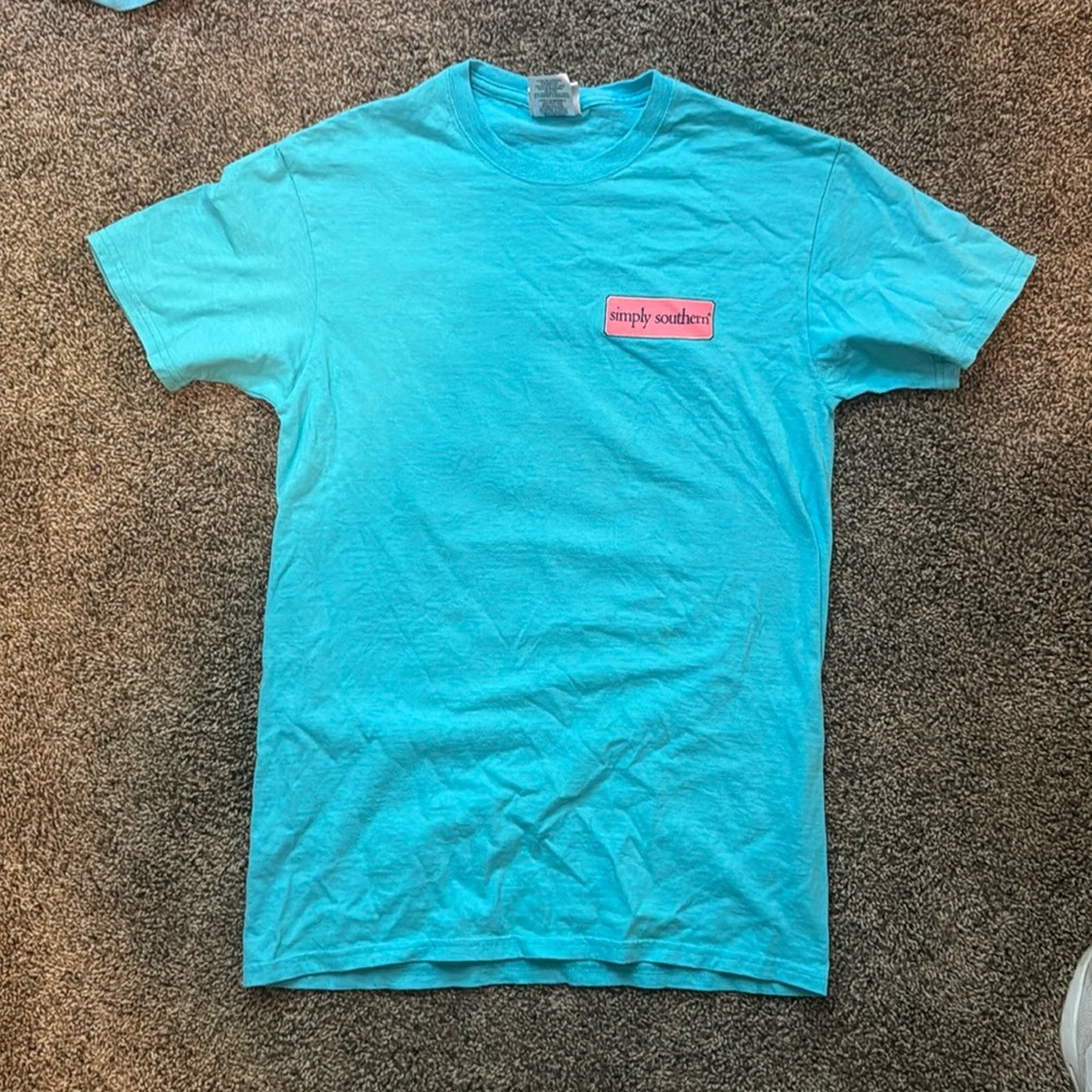 Small, Light Blue, Simply Southern Tee